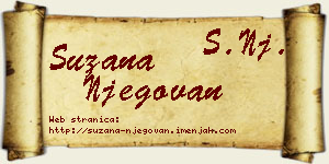Suzana Njegovan vizit kartica